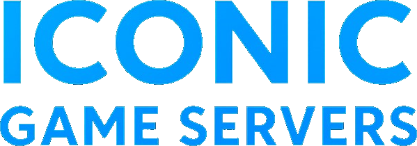 Text brand for Iconic Game Servers